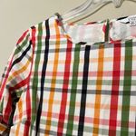 Crown & Ivy  size XS women’s multicolor plaid casual dress 3/4 sleeve summertime Photo 8