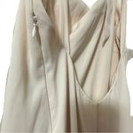 Fame and Partners  cream shoulder ties maxi Dress Sz 2 Photo 4