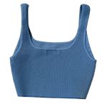 Aritzia • Babaton Sculpt Knit Squareneck Cropped Tank blue small Photo 2