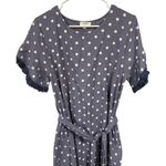 Umgee  USA Polka Dot Short-Sleeve Tunic Dress With Belt & Ruffle Details Photo 1