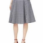 Maison Jules Black And White Gingham Skirt Photo 0