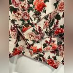 NWOT Potpourri Size 2X Rose Floral Print Button Down Denim Shacket Top Pockets Pink Photo 3