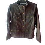 J.Crew  Waxed Downtown Field Jacket Military Green Photo 1
