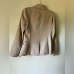 Cynthia Rowley  Women’s Beige Textured Blazer Jacket Size M Single Button Photo 4