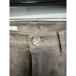 Kut From The Kloth Mia Toothpick Skinny Faux Suede Pants Womens 8 Brown Photo 3