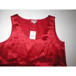 J.Jill New Designer 100% Silk Cami Red Tank XS Womens Sleeveless Top NWT Photo 1
