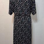 Long Midi Dress Brown/Black Rouched Pockets, MTS, Size Small, Made in the USA Black Size M Photo 1