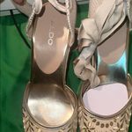ALDO Women's Cream Espadrille Wedge Sandals size 8 Photo 7