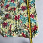 Talbots  Tropical Parrot Bird Stretch Knit Blouse Short Sleeve Crew Neck, Size S Photo 7