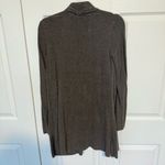 Barefoot Dreams  Bamboo Chiclite dark grey/black long cardigan shawl SMALL Photo 4