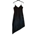 Rampage  Satin Slip Dress Vintage 90s Beaded Asymmetric Fairy WhimsyGoth Size M Photo 7