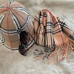 Plaid Bucket Hat, Scarf, and Sunglasses Set Tan Photo 0
