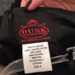 DUSK COLLECTION by Sheila Yen Black Halter Sheer Ruffled Cocktail Dress Size 4 Photo 5