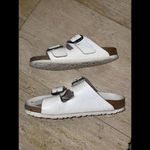 Birkenstock  White Sandals Made In Germany‎ 38 US7 Photo 7