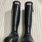 Hunter  Dark Blue Tall Rain Boots Photo 1