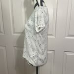 Rails  White V Neck T Shirt w/ Cactus Print Photo 1