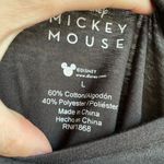 Disney  Mickey Mouse cropped charcoal Gray women’s shirt large w/ jeweled beading Photo 4