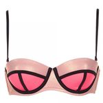 Victoria's Secret VICTORIA’S SECRET Shimmer Pink The Flirt Bandeau Strapless Summer Beach Bikini Photo 0