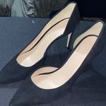 J.Crew  Classic Black Leather Suede Pumps Wo size 8 Made in Italy 3” Heel EUC Photo 9