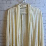 Aritzia Community Long line open front linen wool alpaca cardigan S/M belted Photo 3