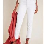 Mother the Mid Rise Dazzler Ankle Jeans, Fairest of Them All White Size 29 Photo 0