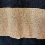 Art & Soul black and gold striped lightweight sweater Photo 2