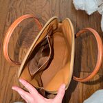 CELINE Authentic Vintage Macadam Dome Satchel Photo 10