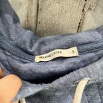 Marine layer Women’s Blue Quilted Long Sleeve Pullover Hoodie Size Small READ Photo 2