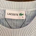 Lacoste  White Short Sleeve Sweater Size L Photo 1