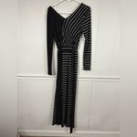 New Romantics Free People Striped Referee Colorblock Maxi Dress XS Black White Photo 6