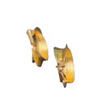 Vintage Kenneth Jay Lane Gold Plated Hoop Clip On Earrings Photo 2