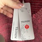 Amazing Lace TECREW Womens Smocked Short Sleeve V Neck Mini Dress Summer Swiss Dot Flowy Photo 2