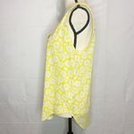 41 Hawthorn Medium Yellow Lemon Slice Sleeveless Pleated Top V Photo 3