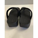 FitFlop Lottie Shimmer Crystal Thong Sandals Black Size EU 38/ US 7 T82-001 Photo 1