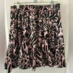 River Island ASOS Ruffle Mini Skirt ~ Pink & Black ~ 6 ~ NWT! Photo 2