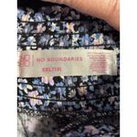 No Boundaries  Boho Blue/Pink Floral Shorts Size XXL Fringe Smocked Tie Waist Photo 4