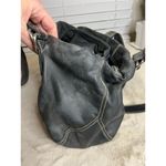 Fossil  Women's Black Leather Satchel Handbag with Double Handles Photo 5