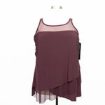 MiracleSuit - Mirage Shiraz Tiered Mesh Tankini Top Photo 1