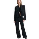 AGOLDE Shoreditch Ski‎ Club x  Callie Cropped Blazer Black Wool XS Photo 1