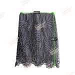 D Studio Womens Lace Beaded Skirt Size 6 Black Party Formal Goth Chic Art Deco Photo 7
