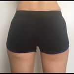 FILA  Sports Black Blue Pink Yellow Neon Trim Drawstring Compression Shorts 3” Photo 5