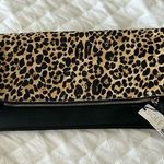 Sole Society  Marlena Leopard Combo Clutch Purse Photo 0
