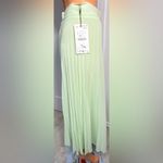 ZARA Light Green A-Line Skirt Photo 5