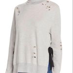 Pam & Gela side split destroyed sweatshirt. NWOT Photo 0