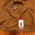 Vince Camuto   NWT Turtleneck‎ Sierra Sweater Oversized Pullover Knit Brown XL Photo 4