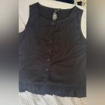 Only Black Sleeveless Ruffle Hem Top Photo 1