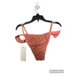 For Love & Lemons‎ lace Bikini Bottoms coral size S NWT Pink Photo 1