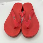 Melissa  vegan sun venice platform sandals red/orange women’s Size 6 Photo 2