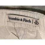 Abercrombie & Fitch NWT  Off White Ivory Linen Cotton Mini Skirt Skort Size XL Photo 3
