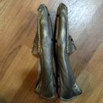 Cole Haan  8.5B Gold Pebbled Leather Penny  Loafers Comfort Shoes Photo 3